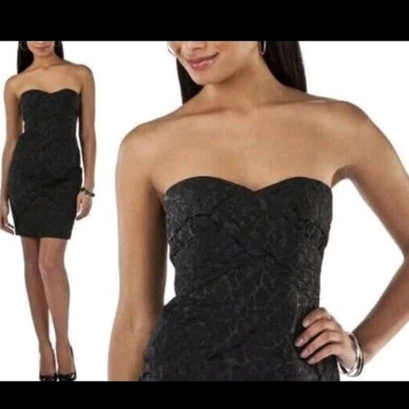 NEW Jean Paul Gaultier for Target Strapless Black Fitted Dress Zip Sz 7 - Picture 1 of 11